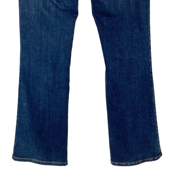 NYDJ Barbara Bootcut Jeans Studded Embroidered Back Pockets Jeans Stretchy Sz 6 - Picture 6 of 14